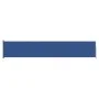 Toldo lateral retráctil de jardín azul 117x600 cm de vidaXL, Sombrillas - Ref: Foro24-317948, Precio: 88,69 €, Descuento: %