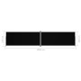 Toldo lateral retráctil negro 220x1000 cm de vidaXL, Sombrillas - Ref: Foro24-318048, Precio: 149,13 €, Descuento: %