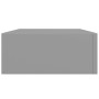 Estantes de pared con cajón 2 uds MDF gris 40x23,5x10 cm en Estanterías | Comprar online en Foru.es