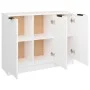 Aparador de madera contrachapada blanco 90,5x30x70 cm de vidaXL, Aparadores - Ref: Foro24-811187, Precio: 97,50 €, Descuento: %