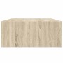 Estante con cajón de pared MDF roble 40x23,5x10 cm en Estanterías | Comprar online en Foru.es