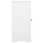 Armario de plástico diseño madera blanco angora 79x43x85,5 cm de vidaXL, Taquillas y armarios de almacenamiento - Ref: Foro24...