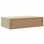 Estante de pared con cajón de MDF (roble y blanco, 40 x 23,5 x 10 cm) en Estanterías | Comprar online en Foru.es