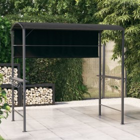 Cenador con tejado gris antracita 220x110x200 cm de vidaXL, Carpas y cenadores - Ref: Foro24-318533, Precio: 221,26 €, Descue...