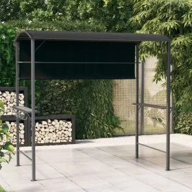 Cenador con tejado gris antracita 220x110x200 cm de vidaXL, Carpas y cenadores - Ref: Foro24-318533, Precio: 222,46 €, Descue...