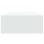 Estante con cajón de pared MDF blanco 60x23,5x10 cm en Estanterías | Comprar online en Foru.es