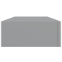 Estante con cajón de pared MDF gris 60x23,5x10 cm en Estanterías | Comprar online en Foru.es