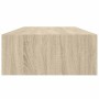 Estante con cajón de pared MDF roble 60x23,5x10 cm en Estanterías | Comprar online en Foru.es