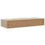 Estante con cajón de pared MDF roble 60x23,5x10 cm en Estanterías | Comprar online en Foru.es