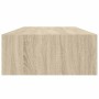 Estantes de pared con cajón 2 uds MDF roble 60x23,5x10 cm en Estanterías | Comprar online en Foru.es