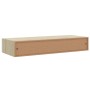 Estante de pared con cajón de MDF (roble y blanco, 60 x 23,5 x 10 cm) en Estanterías | Comprar online en Foru.es