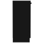 Aparador de madera contrachapada negro 60x30x70 cm de vidaXL, Aparadores - Ref: Foro24-811062, Precio: 67,84 €, Descuento: %