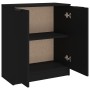 Aparador de madera contrachapada negro 60x30x70 cm de vidaXL, Aparadores - Ref: Foro24-811062, Precio: 67,84 €, Descuento: %