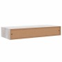 Estante de pared con cajón MDF gris hormigón 60x23,5x10 cm en Estanterías | Comprar online en Foru.es