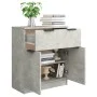 Aparador de madera contrachapada gris hormigón 60x30x70 cm de vidaXL, Aparadores - Ref: Foro24-811092, Precio: 59,40 €, Descu...