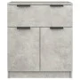 Aparador de madera contrachapada gris hormigón 60x30x70 cm de vidaXL, Aparadores - Ref: Foro24-811092, Precio: 59,40 €, Descu...