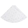 Falda de árbol de Navidad de lujo blanca de 122 cm de piel sintética en Decoración Festiva y Estacional | Comprar online en Foru