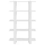 Estantería/divisor de espacios blanco brillante 100x30x160 cm de vidaXL, Librerías y estanterías - Ref: Foro24-811535, Precio...