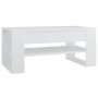Mesa de centro madera contrachapada blanco 102x55x42 cm de vidaXL, Mesas de centro - Ref: Foro24-810899, Precio: 70,77 €, Des...
