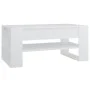 Mesa de centro madera contrachapada blanco 102x55x42 cm de vidaXL, Mesas de centro - Ref: Foro24-810899, Precio: 68,62 €, Des...