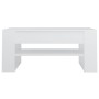 Mesa de centro madera contrachapada blanco 102x55x42 cm de vidaXL, Mesas de centro - Ref: Foro24-810899, Precio: 70,77 €, Des...