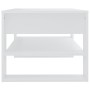 Mesa de centro madera contrachapada blanco 102x55x42 cm de vidaXL, Mesas de centro - Ref: Foro24-810899, Precio: 70,77 €, Des...