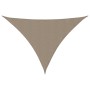 Toldo de vela triangular tela Oxford gris taupe 3x4x5 m en Sombrillas | Comprar online en Foru.es