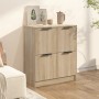 Aparador de madera contrachapada color roble Sonoma 60x30x70 cm de vidaXL, Aparadores - Ref: Foro24-811100, Precio: 68,44 €, ...
