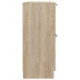 Aparador de madera contrachapada color roble Sonoma 60x30x70 cm de vidaXL, Aparadores - Ref: Foro24-811100, Precio: 68,44 €, ...