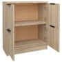 Aparador de madera contrachapada color roble Sonoma 60x30x70 cm de vidaXL, Aparadores - Ref: Foro24-811100, Precio: 68,44 €, ...