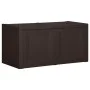 Caja de cojines marrón 85 L 86x40x42 cm de vidaXL, Cestas para almacenaje - Ref: Foro24-340614, Precio: 86,81 €, Descuento: %