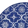 Falda del árbol de Navidad de lujo con calcetín tela azul 122cm en Decoración Festiva y Estacional | Comprar online en Foru.es