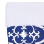 Falda del árbol de Navidad de lujo con calcetín tela azul 122cm en Decoración Festiva y Estacional | Comprar online en Foru.es