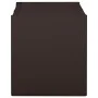 Caja de cojines marrón 85 L 86x40x42 cm de vidaXL, Cestas para almacenaje - Ref: Foro24-340614, Precio: 86,81 €, Descuento: %