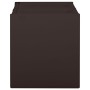 Caja de cojines marrón 85 L 86x40x42 cm de vidaXL, Cestas para almacenaje - Ref: Foro24-340614, Precio: 89,42 €, Descuento: %
