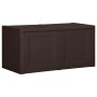 Caja de cojines marrón 85 L 86x40x42 cm de vidaXL, Cestas para almacenaje - Ref: Foro24-340614, Precio: 89,42 €, Descuento: %