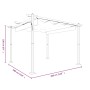 Cenador de jardín con techo retráctil color crema 3x3 m de vidaXL, Carpas y cenadores - Ref: Foro24-318534, Precio: 529,53 €,...