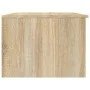 Mesa de centro madera contrachapada blanco y roble 102x50x36 cm de vidaXL, Mesas de centro - Ref: Foro24-811354, Precio: 72,4...