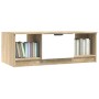 Mesa de centro madera contrachapada blanco y roble 102x50x36 cm de vidaXL, Mesas de centro - Ref: Foro24-811354, Precio: 73,4...