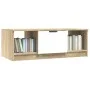 Mesa de centro madera contrachapada blanco y roble 102x50x36 cm de vidaXL, Mesas de centro - Ref: Foro24-811354, Precio: 72,4...