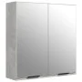 Armario de baño con espejo color gris hormigón 64x20x67 cm de vidaXL, Tocadores de baño - Ref: Foro24-811317, Precio: 88,60 €...