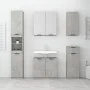 Armario de baño con espejo color gris hormigón 64x20x67 cm de vidaXL, Tocadores de baño - Ref: Foro24-811317, Precio: 88,60 €...