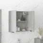 Armario de baño con espejo color gris hormigón 64x20x67 cm de vidaXL, Tocadores de baño - Ref: Foro24-811317, Precio: 88,60 €...