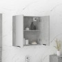 Armario de baño con espejo color gris hormigón 64x20x67 cm de vidaXL, Tocadores de baño - Ref: Foro24-811317, Precio: 90,17 €...