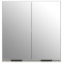 Armario de baño con espejo color gris hormigón 64x20x67 cm de vidaXL, Tocadores de baño - Ref: Foro24-811317, Precio: 90,17 €...
