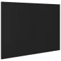 Black plywood bed headboard 120x1.5x80 cm by vidaXL, Headboards and footboards - Ref: Foro24-811026, Price: 43,86 €, Discount: %
