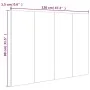 Black plywood bed headboard 120x1.5x80 cm by vidaXL, Headboards and footboards - Ref: Foro24-811026, Price: 43,86 €, Discount: %