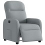 Sillón reclinable eléctrico tela gris claro en Sillones | Comprar online en Foru.es