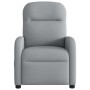 Sillón reclinable eléctrico tela gris claro en Sillones | Comprar online en Foru.es