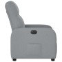 Sillón reclinable eléctrico tela gris claro en Sillones | Comprar online en Foru.es